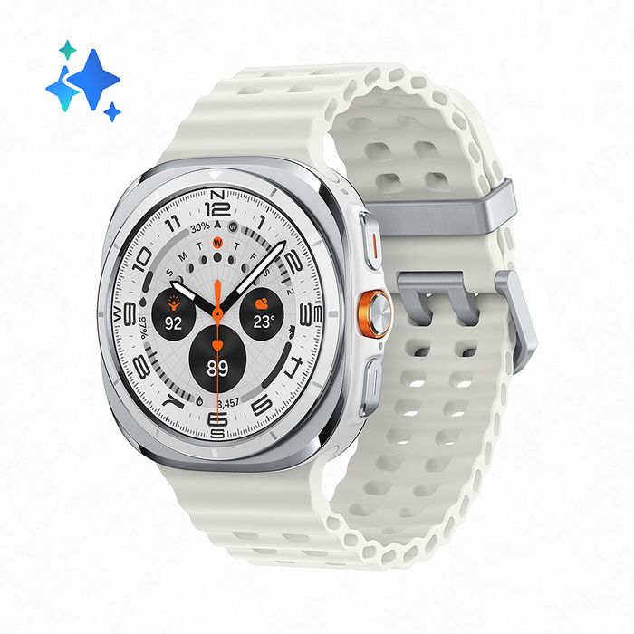 Samsung Galaxy Watch Ultra 47mm LTE Branco Titânio semi novo