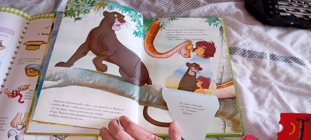 Livros infantis para crianças e alguns brinquedos