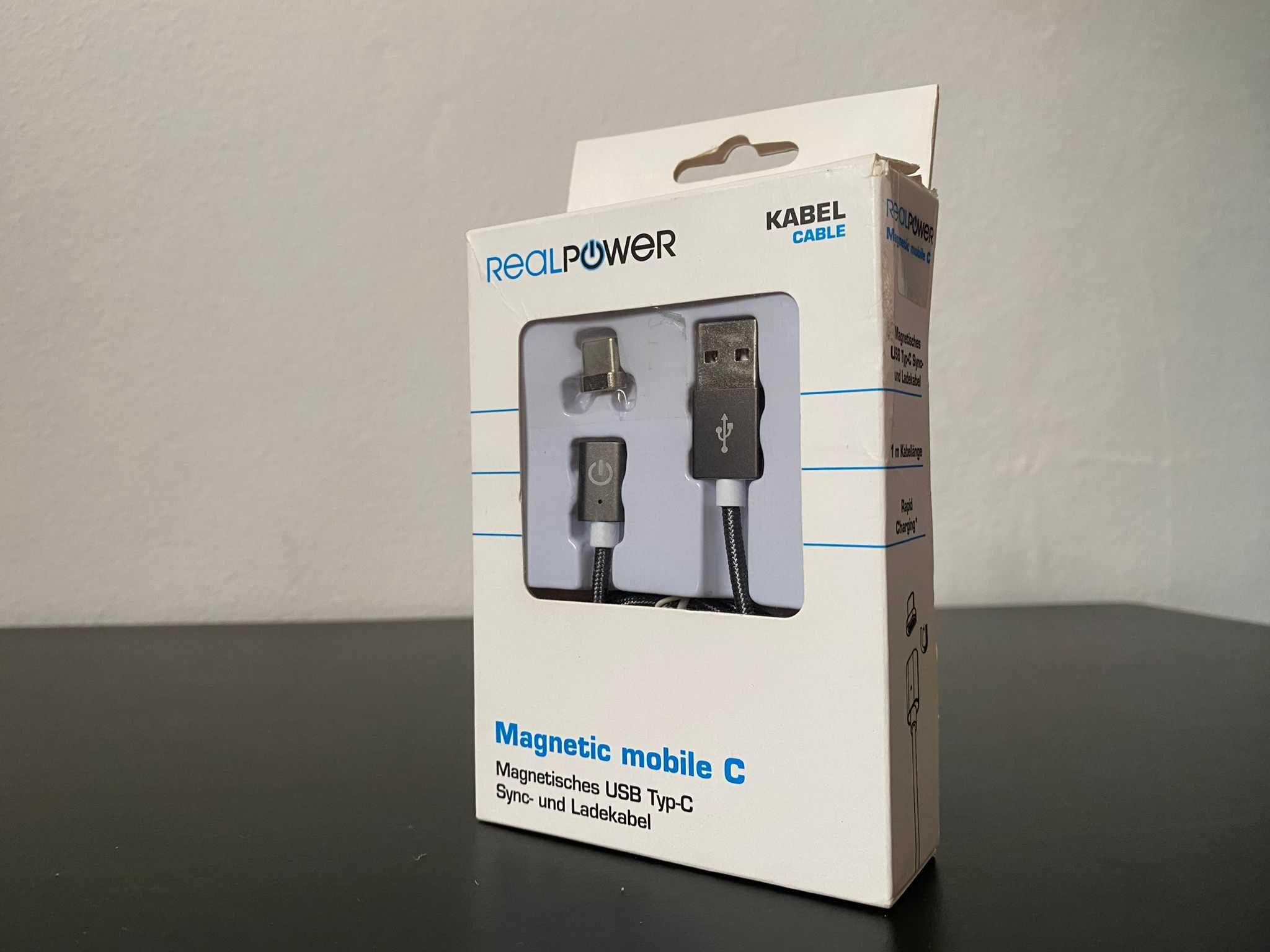 Cabo USB C Magnético Realpower