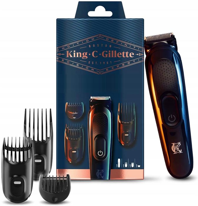 uszkodzony king c. gillette trymer maszynka do zarostu brody opis