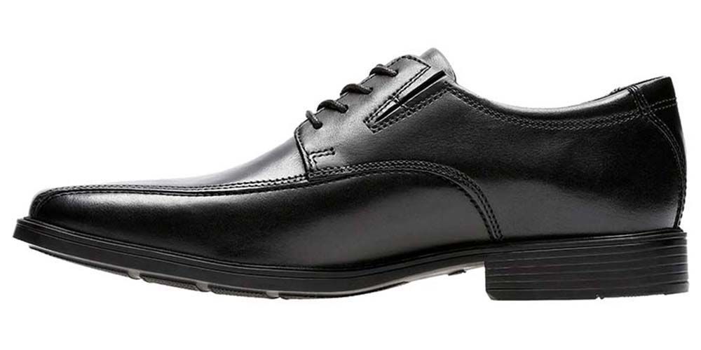 Clarks Półbuty męskie eleganckie Tilden Walk skórzane czarne 39,5