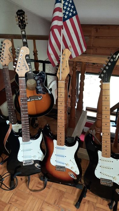 USA Harmony est..Squier affinity. WASHBURN. Epiphone by Gibson