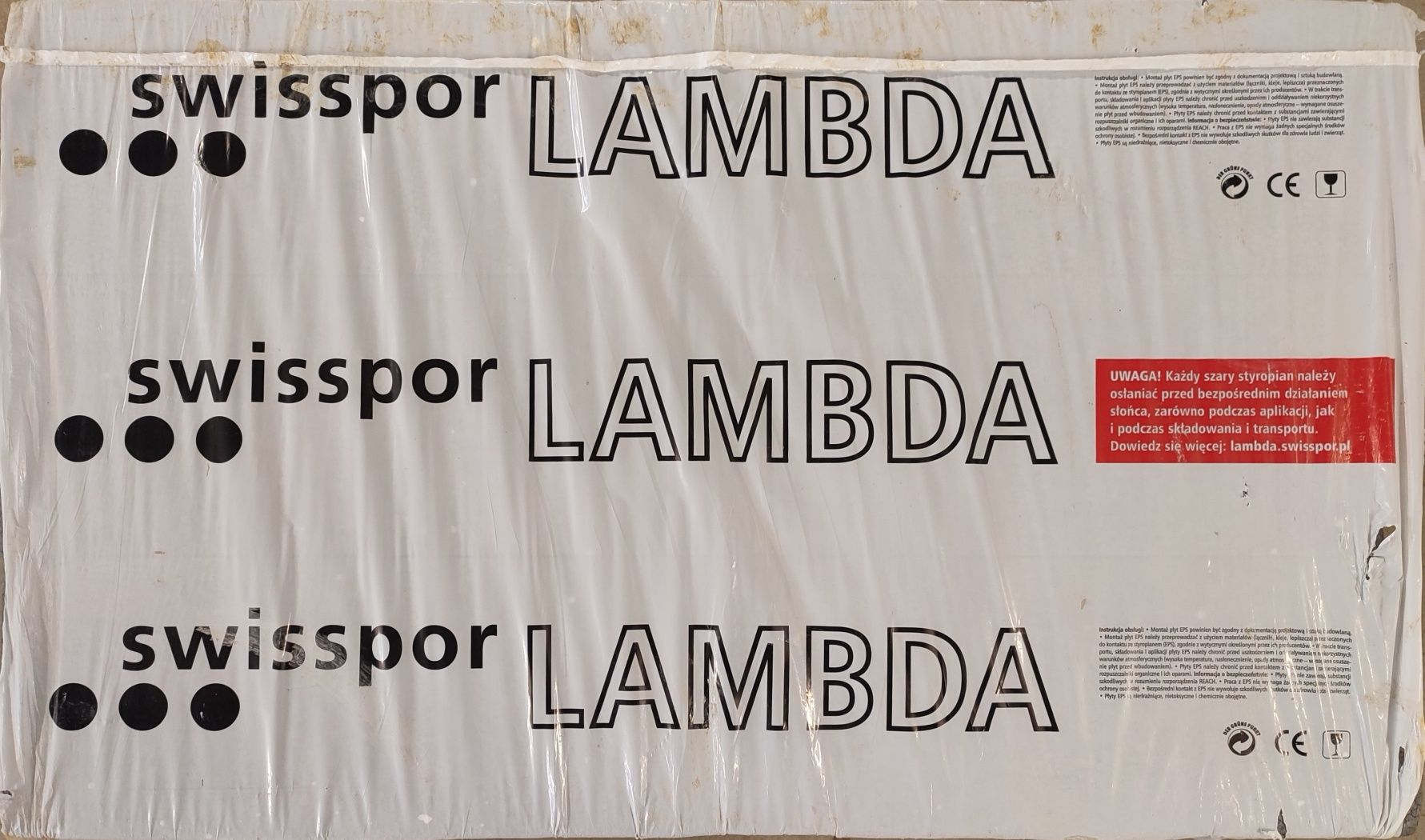 Styropian grafitowy Swisspor LAMBDA MAX fasada 20cm 0.031 W/m K