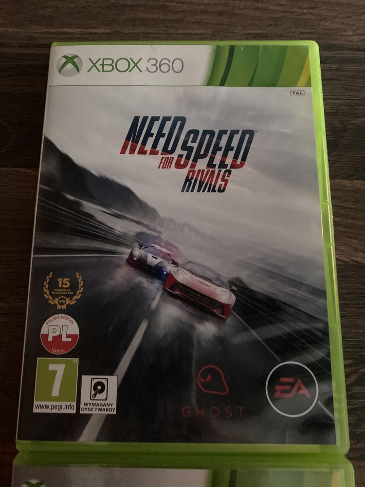 Xbox 360 NFS Need For Speed Most Wanted PL, Rivals PL!