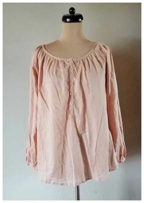 cubus koszula ciążowa oversize s xs tunika oversize pastele beż modna