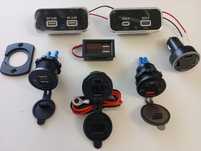 Мод. зарядки с индикацией от АКБ,12v-24v/USB QC 3.0/PD Type-C Врезной