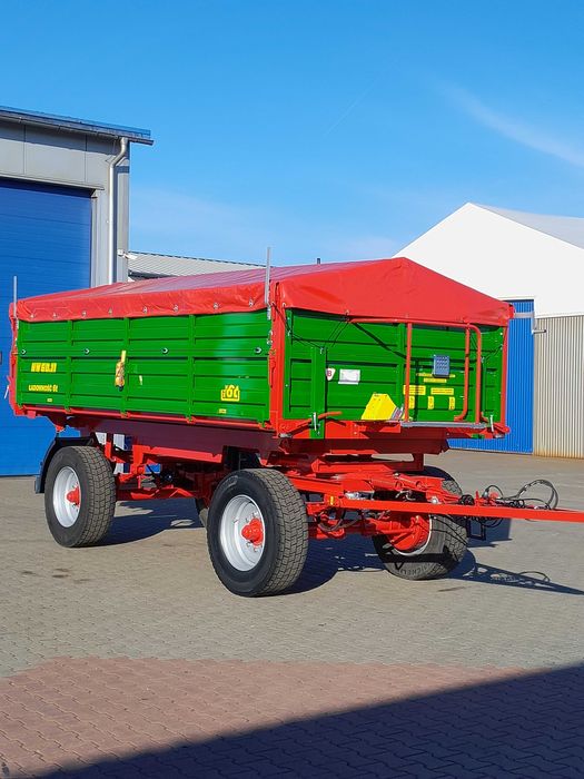 Przyczepa rolnicza IFA HW, HL 6011 3 strony 6-8 ton wywrotka - Idealna