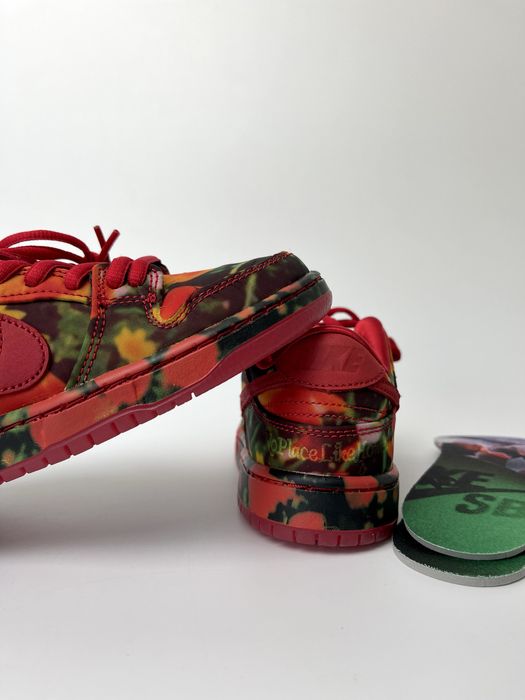 Оригинал Nike SB Dunk Low The Wizard of Oz Poppy Field PS (FZ1236 600)