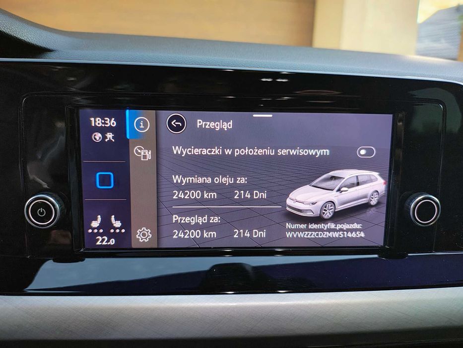 Volkswagen Golf VIII 1.5 TSI Evo Life/Salon PL /2021 r/ASO/2 kpl. opon