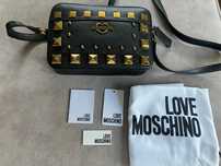 Love Moschino markowa damska listonoszka Black / Gold Nowa