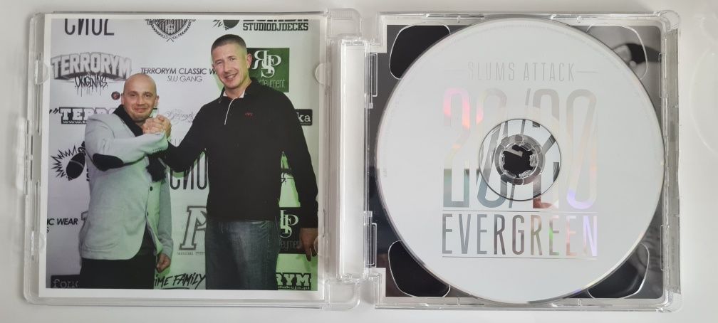 Płyta CD z autografem Peja Slums Attack Najlepszą obroną jest atak