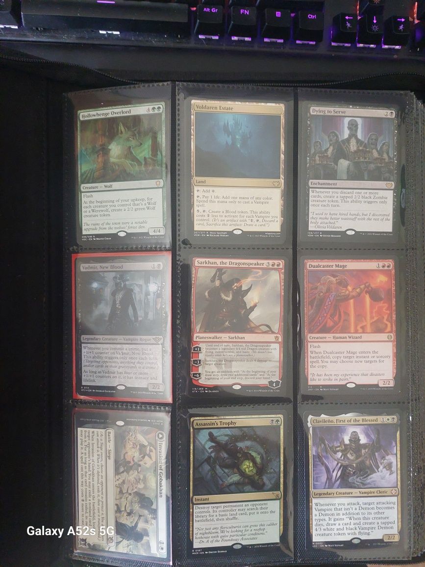 Collection mtg 360 cartas raras e miticas e uncomom  e foils