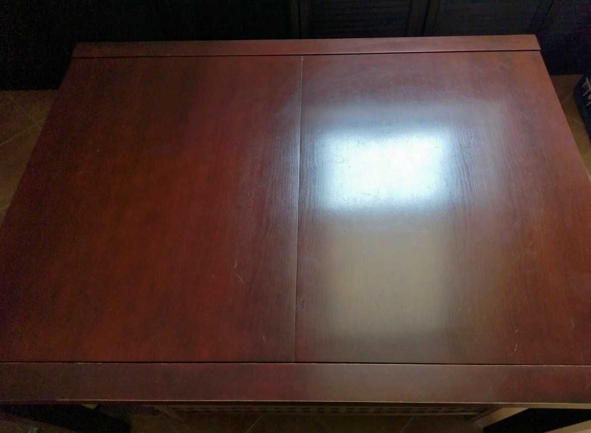Stół 120cm -90cm, rozkładany fornirowany.