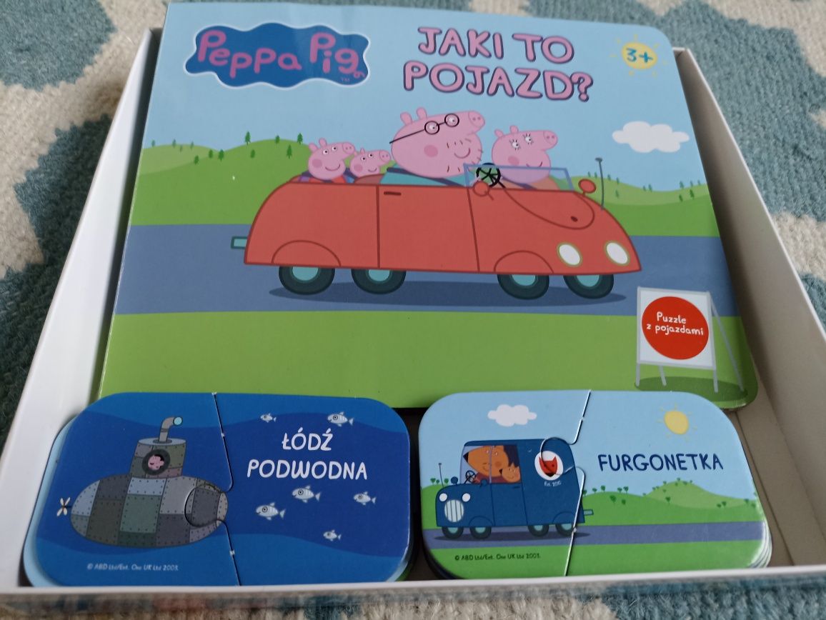 Świnka Peppa książeczka + puzzle