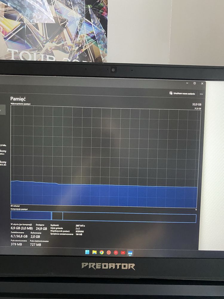Predator helios 300 i7/32gb/2tb/2070q pro