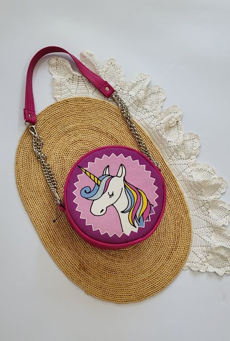 Сумка кругла єдиноріг
