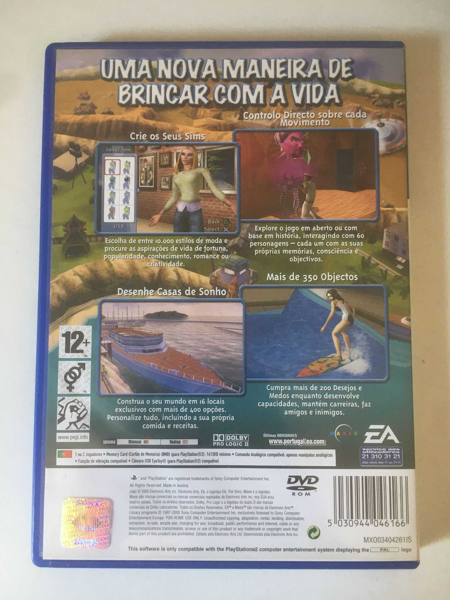 PS2 - Os Sims 2 (Funcional)