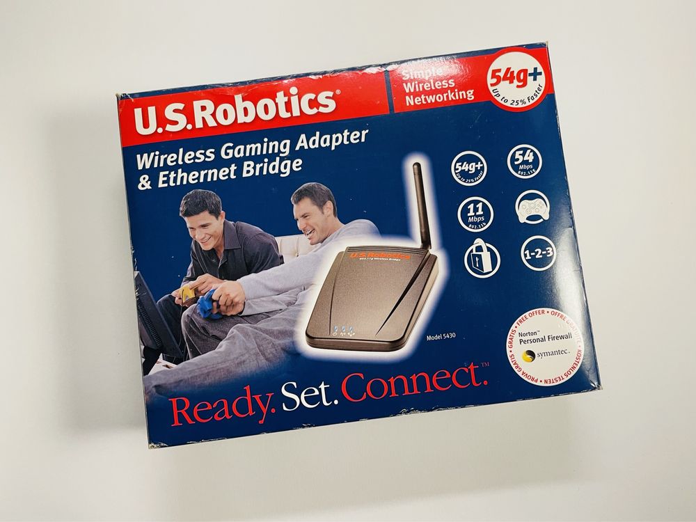 USRobotics Wireless Gaming Adapter e Ethernet Bridge - Retro Gamers