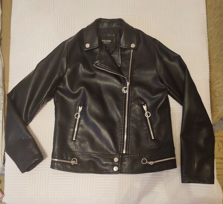 Куртка на девочку, 11-13 лет (кожзам, Турция)