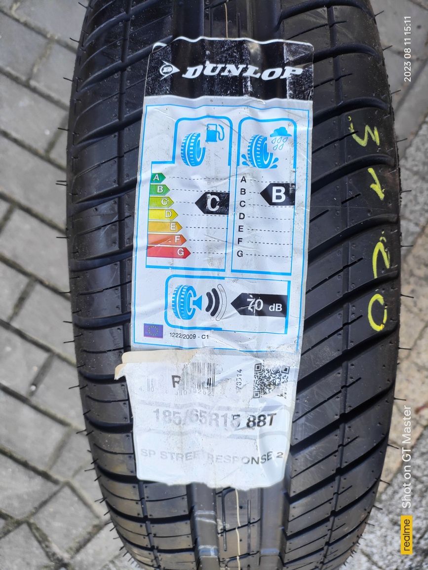 1x Dunlop SP Street Response 2 185/65R15 88T 1 sztuka letnia