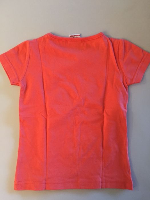 T shirt Hello Kitty tamanho 3-4 laranja menina