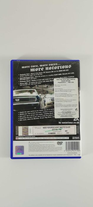 Need For Speed Most Wanted Black Edition PS2