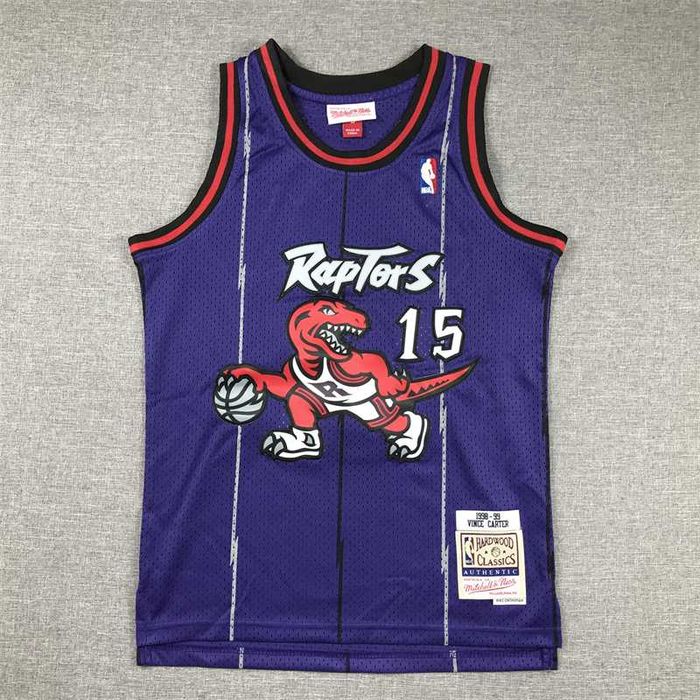 Fioletowa koszulka retro NBA Toronto Raptors Vince Carter 1998/99 R.XL
