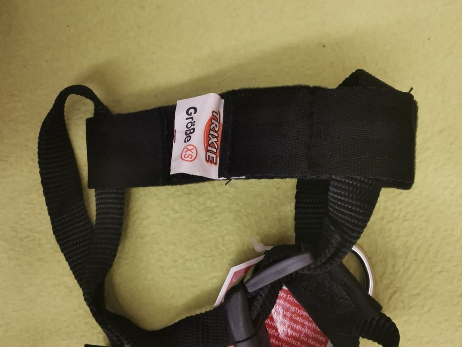 Szelki na psa XL z zaczepem do pasów samochodowych