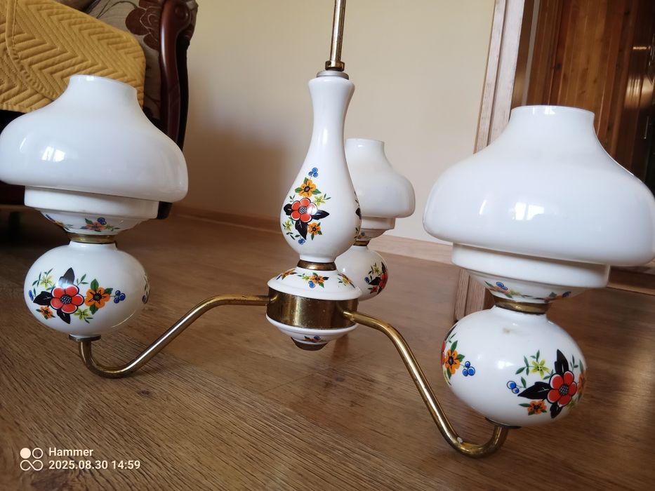 Żyrandol ..PRL..