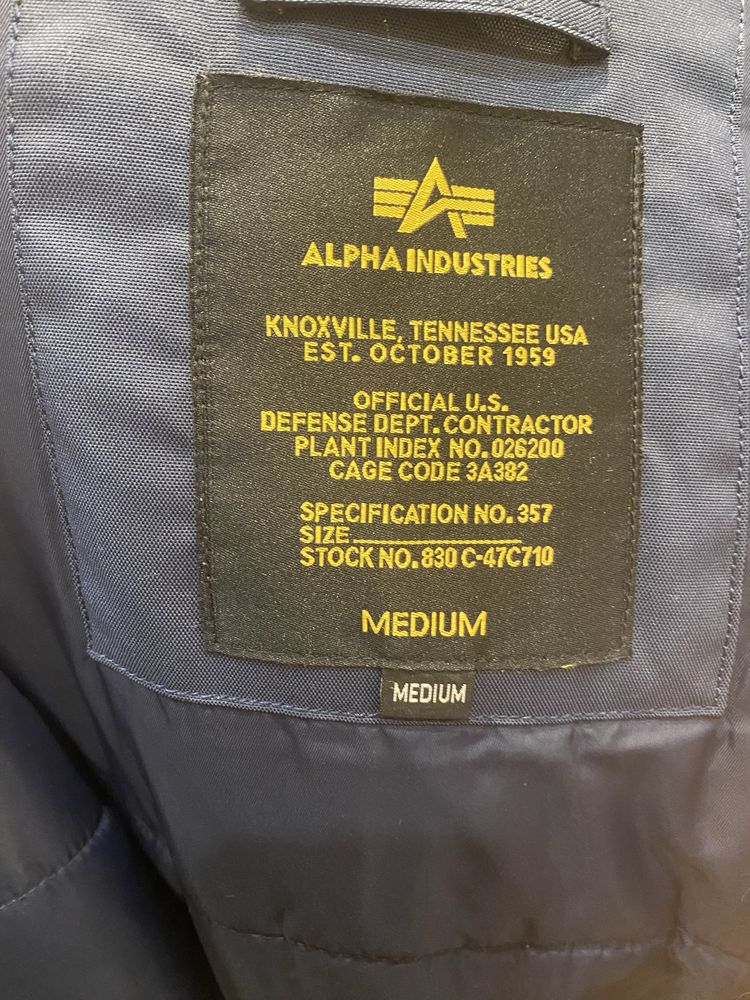 Kurtka Zimowa Alpha Industries