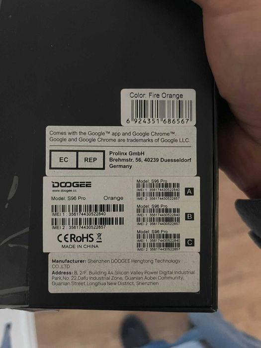 Smartphone Doogee S96 PRO Smartfon Pancerny Wytrzymały
