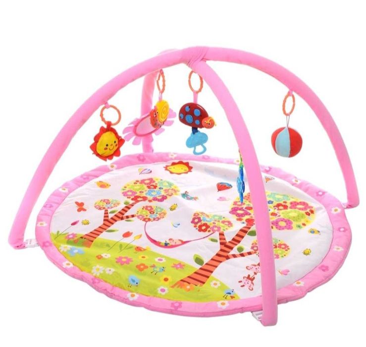 Розвиваючий килимок з іграшками для немовлят