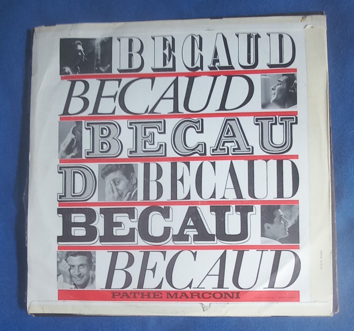 Disco de vinil LP, Gilbert Becaud.