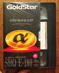 LG Gold Star видеокассета VHS video HQ кассета