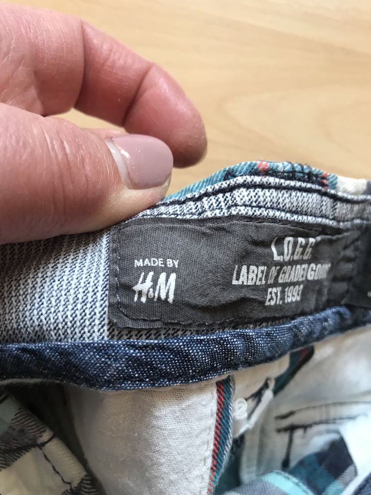 Котонові якісні шорти H&M, бпіджі 46-48 роз M-L