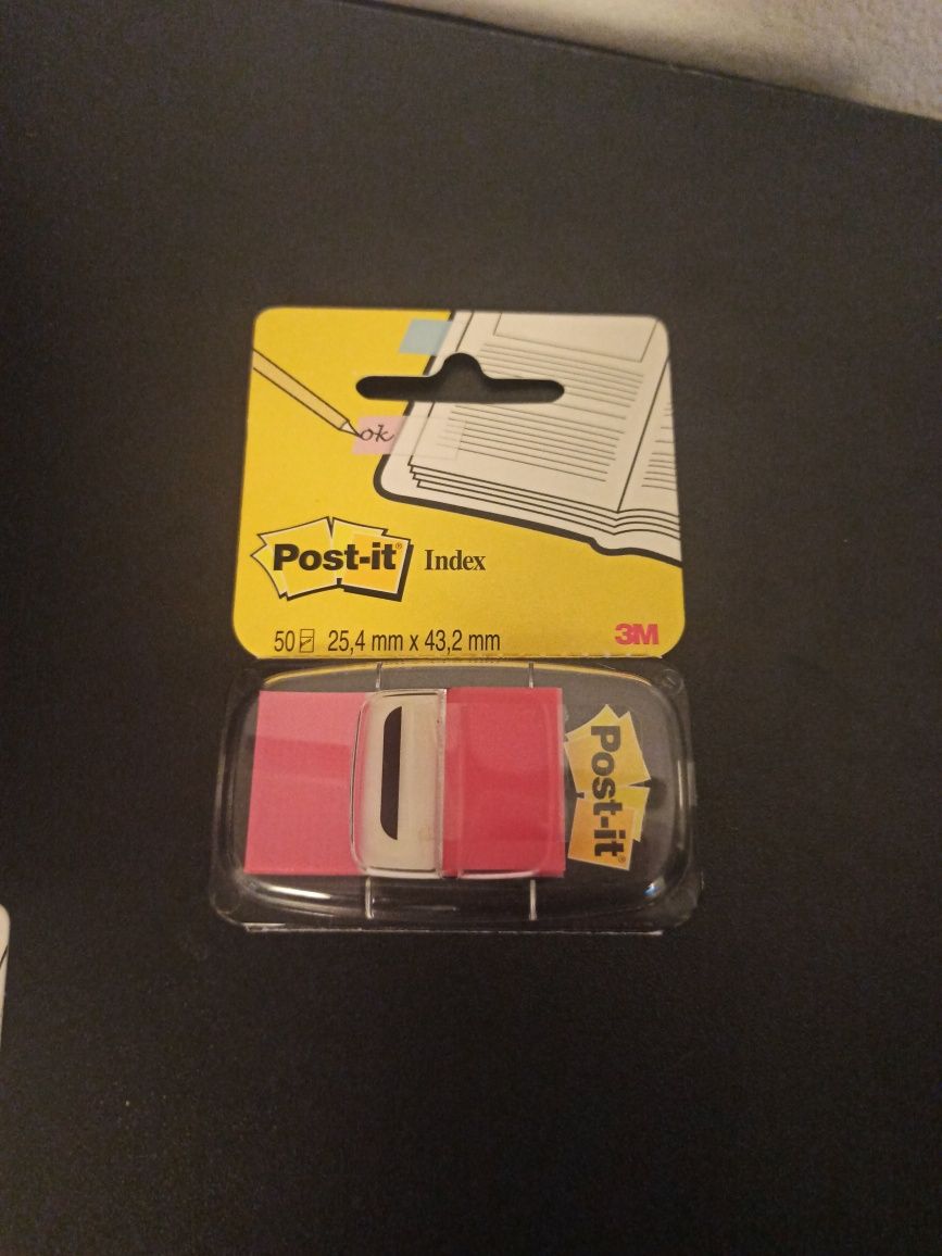 Zakładki indeksujące Post-it 25x43mm 50 kartek czerwone