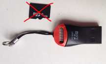 CZYTNIK USB KART pamięci MicroSD np.ze smartfona. Nowy