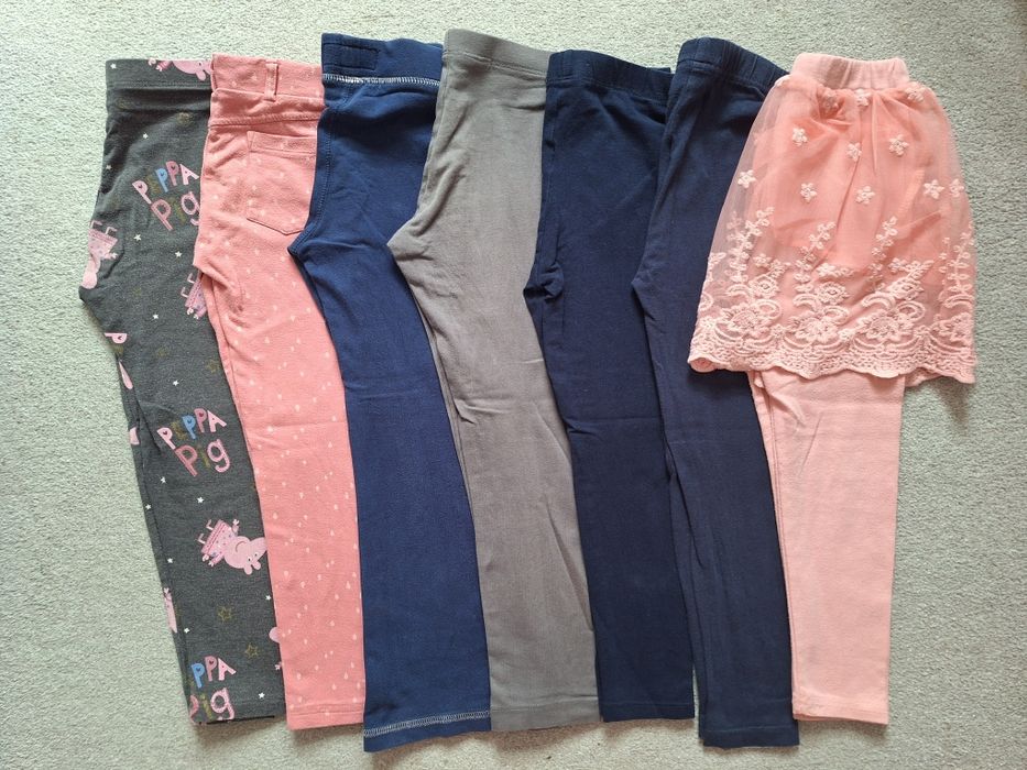 Legginsy 110 zestaw spodnie