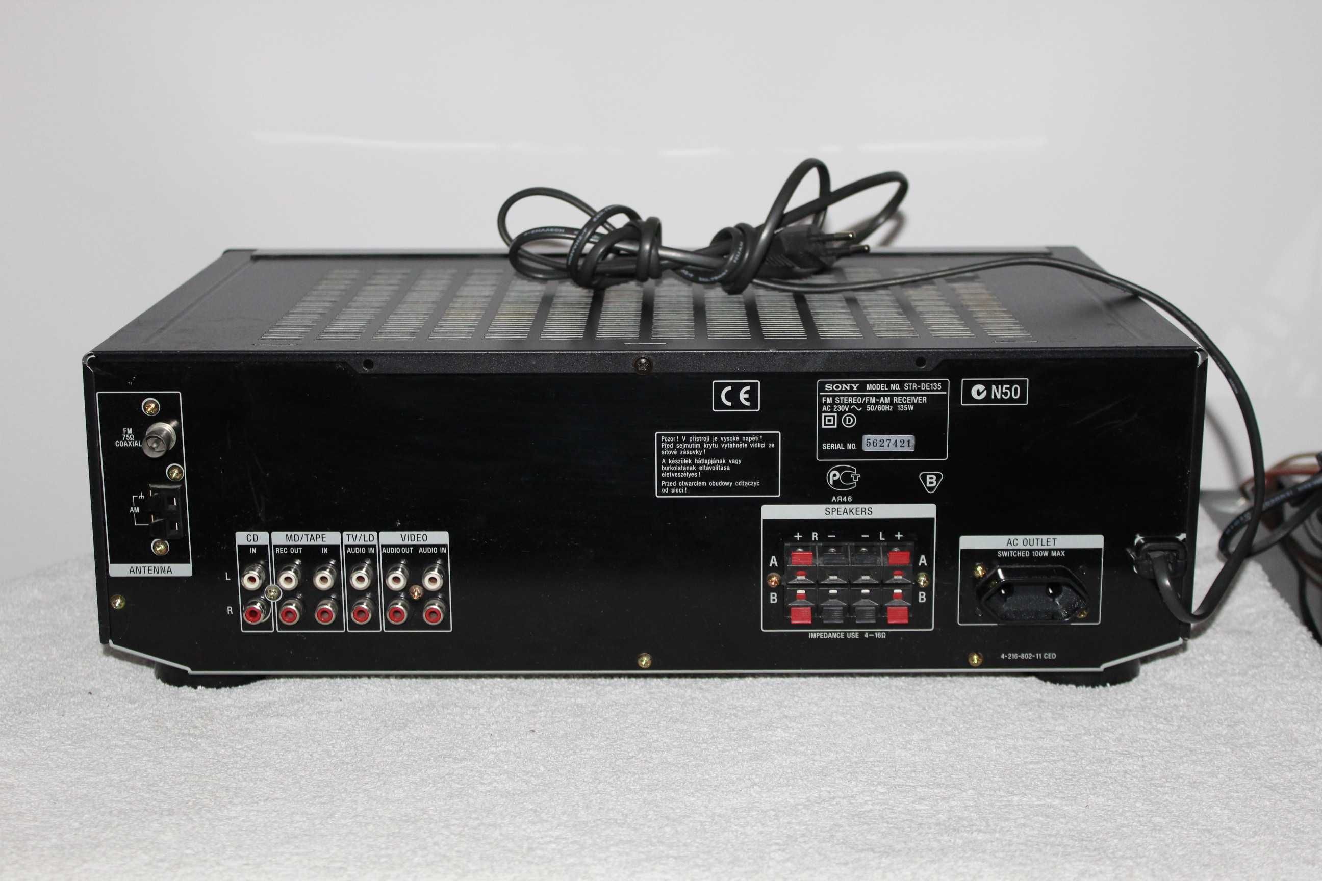SONY STR-DE135 Amplituner wzmacniacz stereo RDS Wysyłka