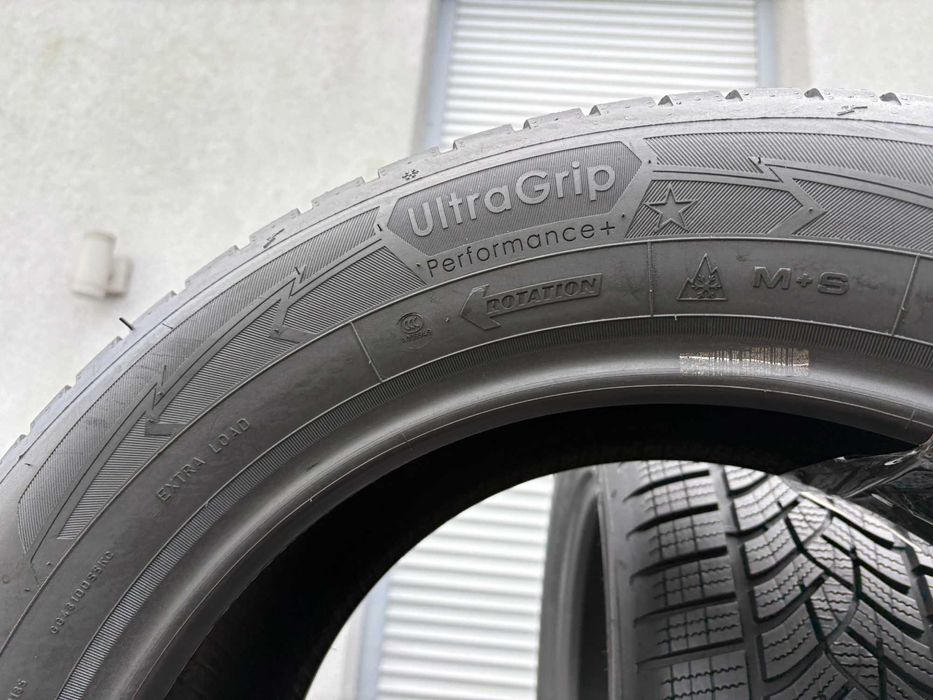 2szt zimowe 225/55R17 GoodYear 7,2mm 2022r świetny stan! Z761 gwar