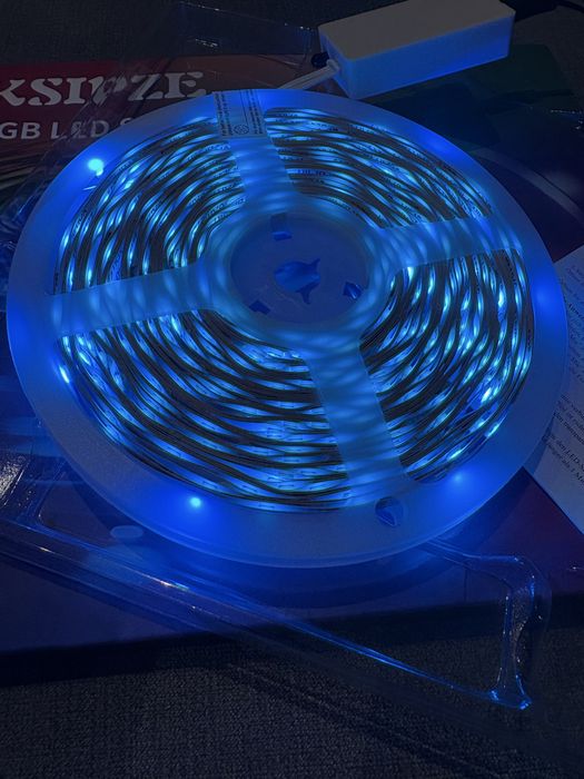 Taśma led zestaw z pilotem zasilaczem