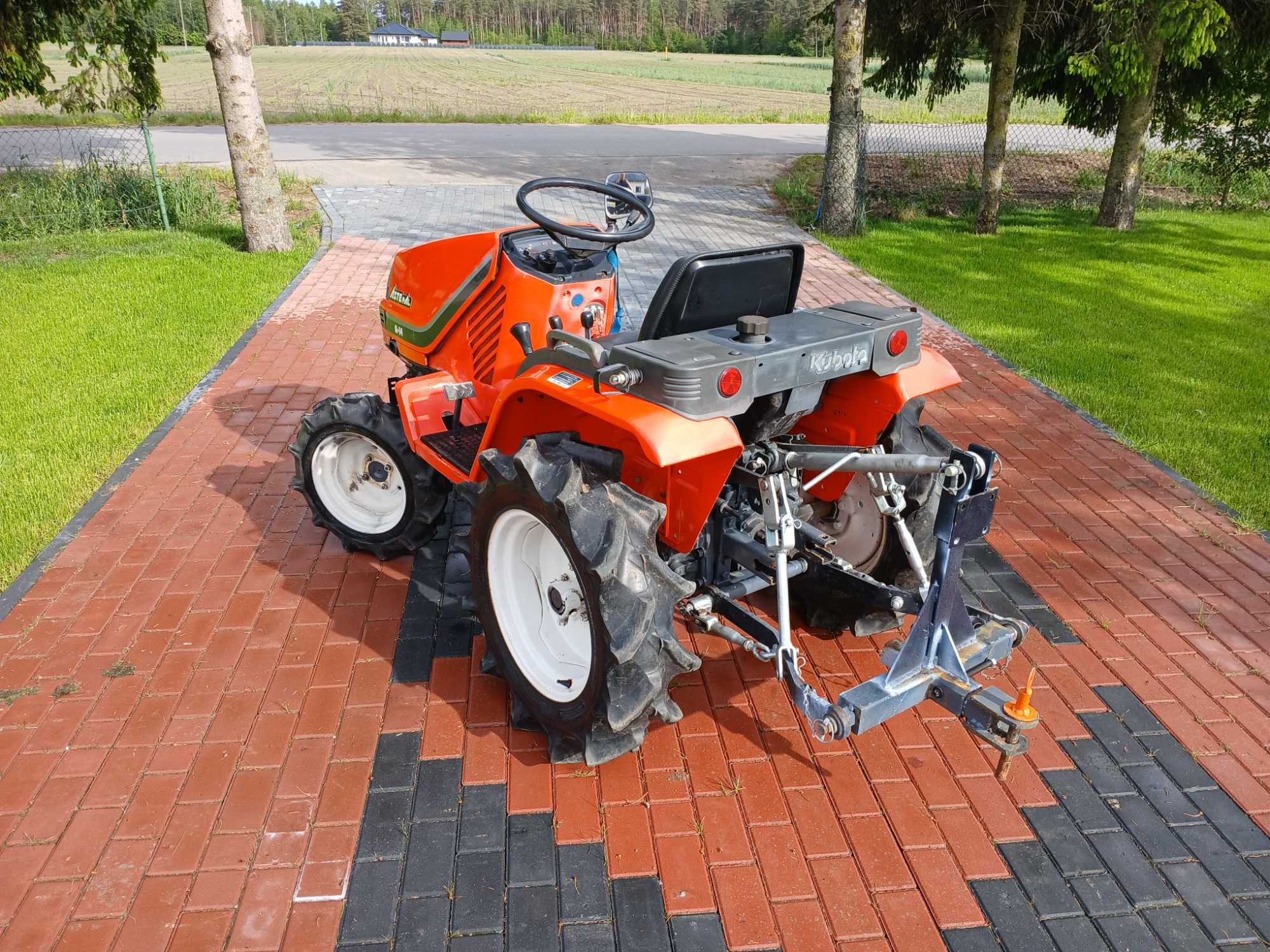 Kubota Aste a14 4x4 mini traktor , ciągnik,traktorek , osprzęt