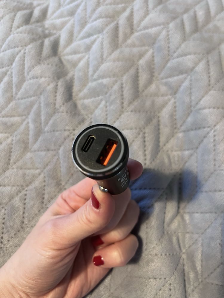 Ładowarka samochodowa usb usb-c