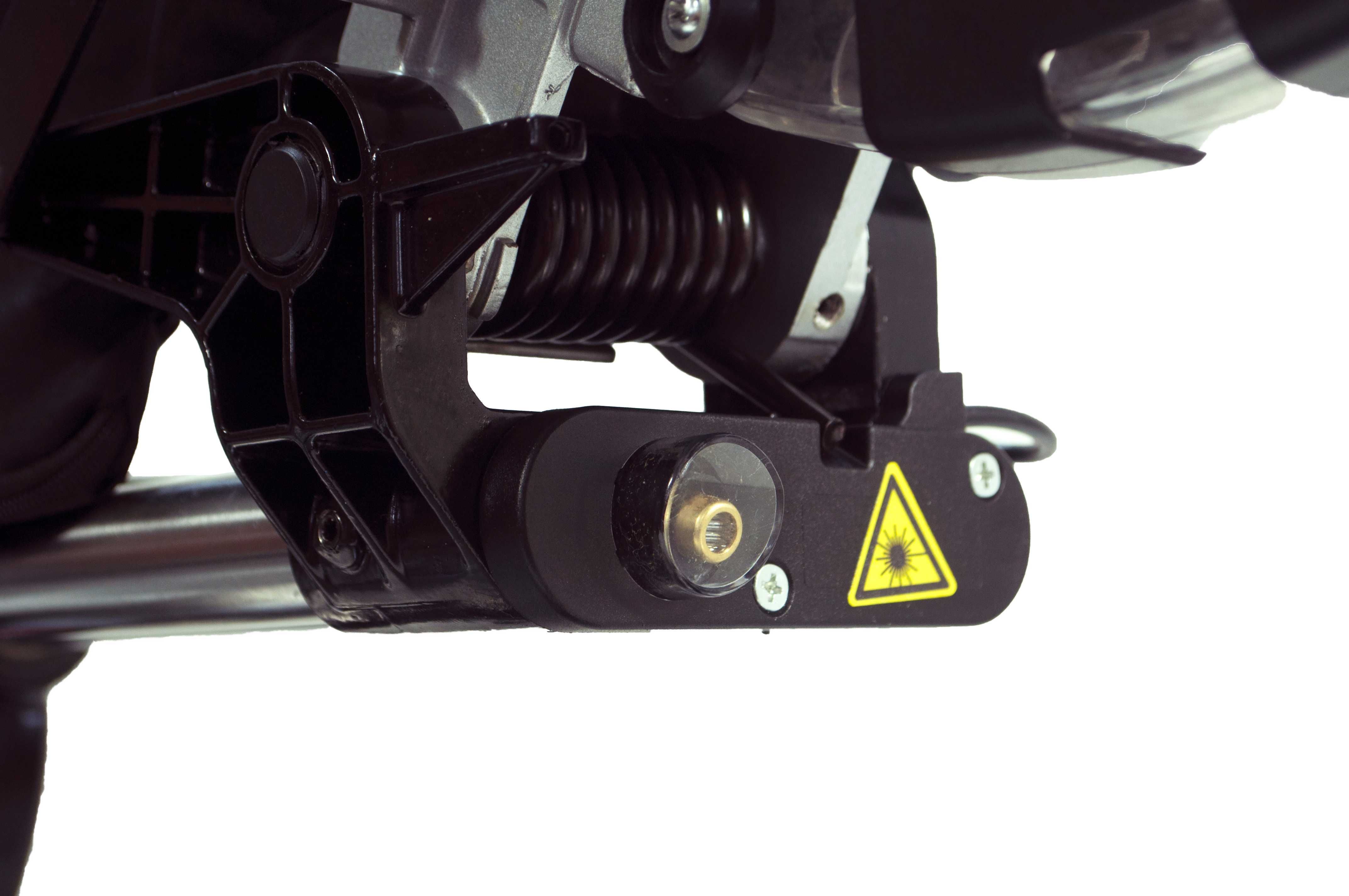 Ukośnica Piła Ukosowa z Posuwem Do Drewna +Laser 255mm Eurotec