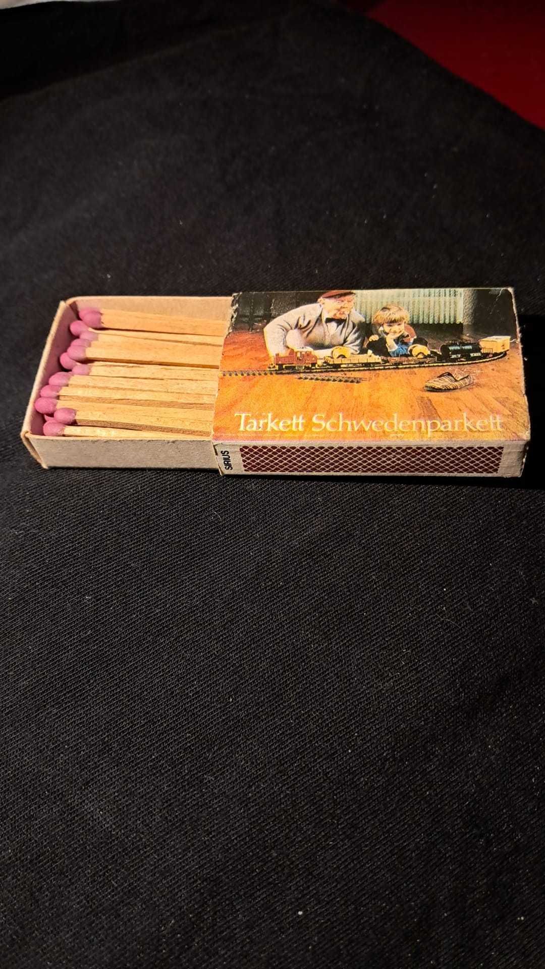 Caixa de fósforos promocional rara da marca TARKETT Anos 1970/1980