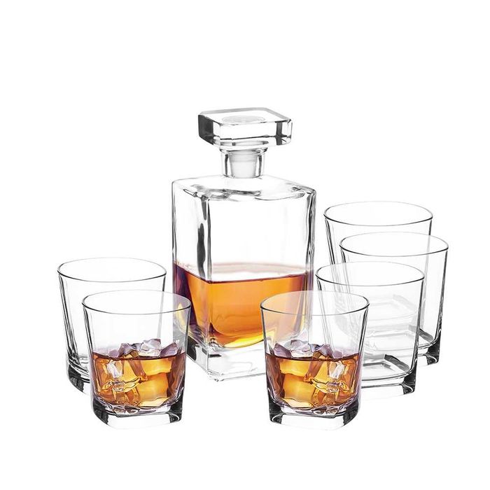 Zestaw do Whisky ASTON Karafka 0,75L 6 Szklanek 280ML