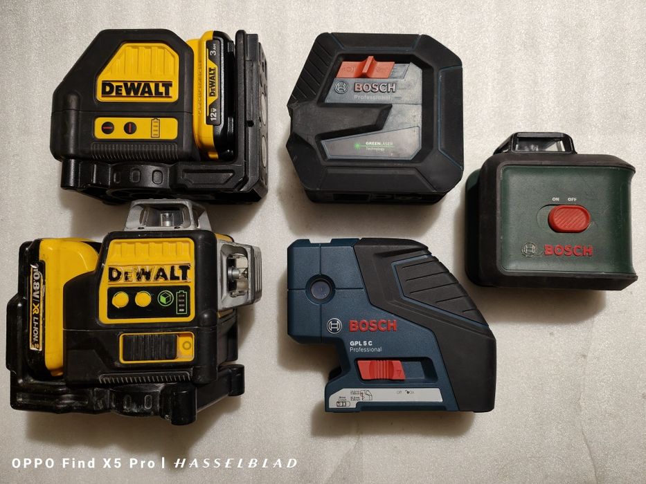 Лазерний рівень, нівелір DeWALT DCE088D1R,DCE089D1G, Bosch Gll