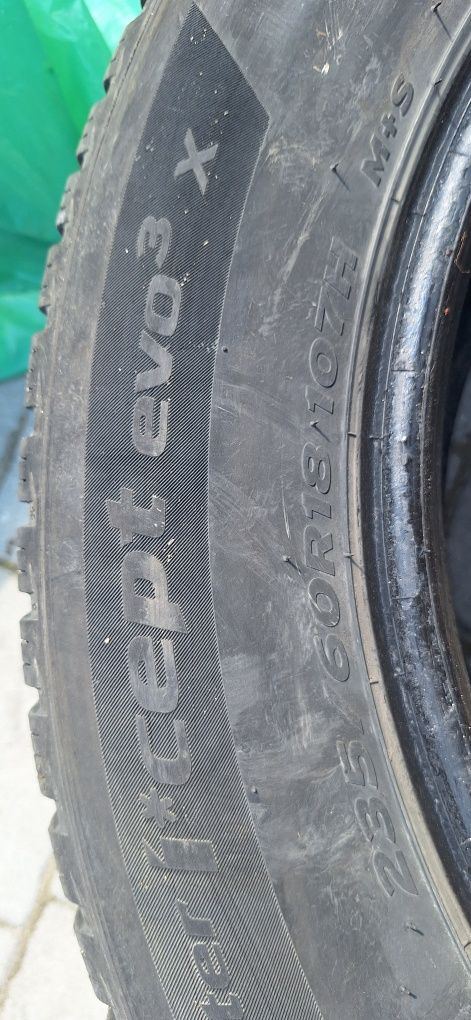 Opony zimowe uzywane HANKOOK winter icept evo3 235/60/18