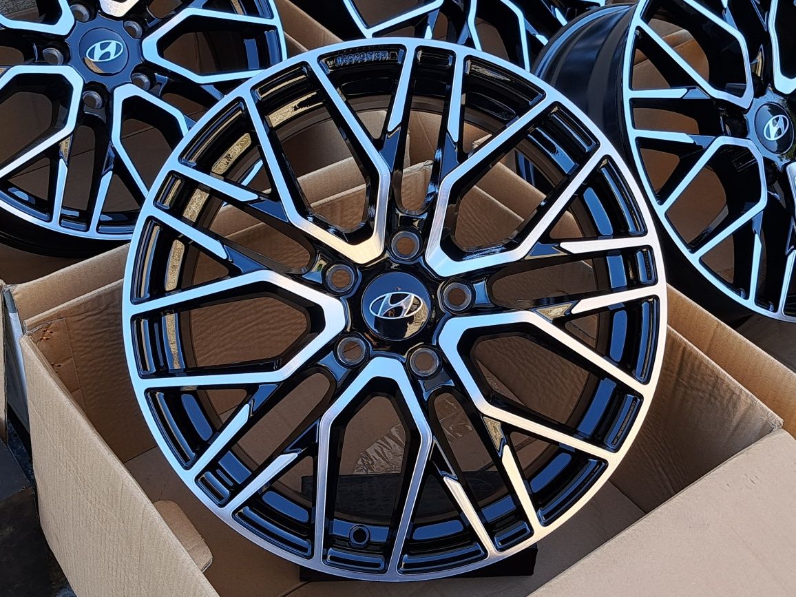 Alufelgi Hyundai 19 NOWE 5x114,3 I30 I40 IX20 Ix35 Tucson! CZARNE CNC