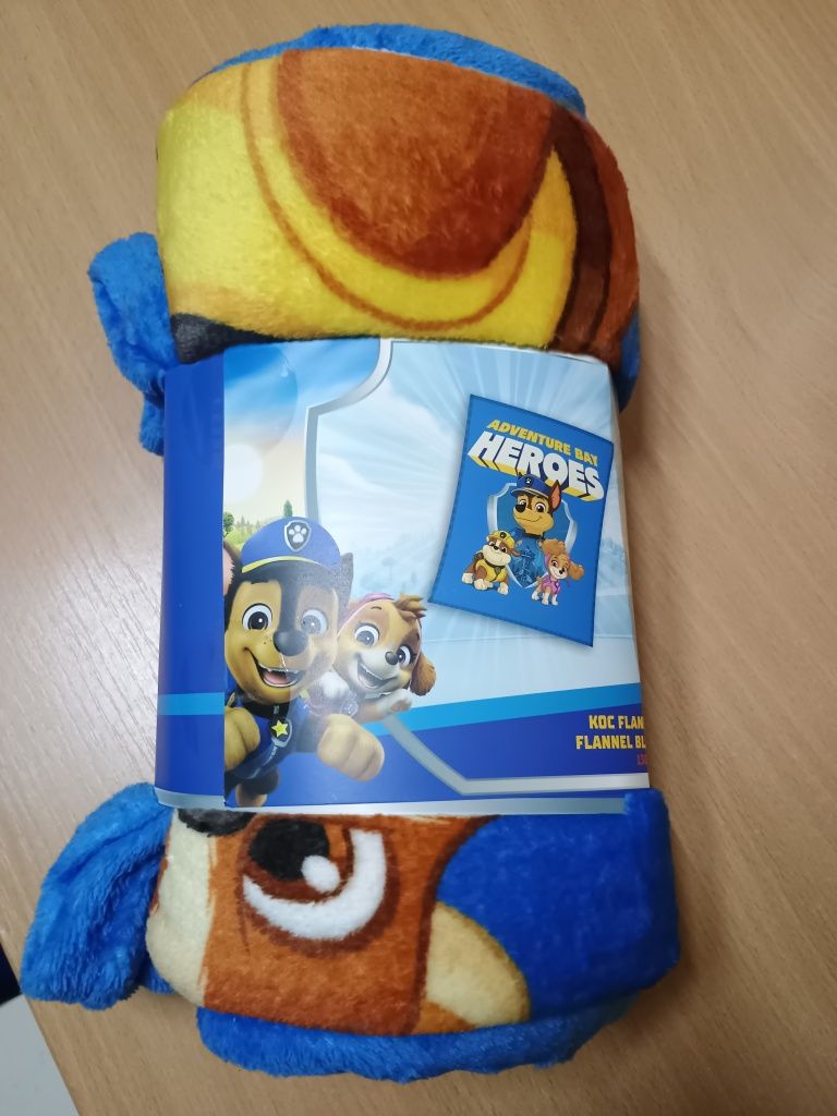Psi patrol koc flanelowy